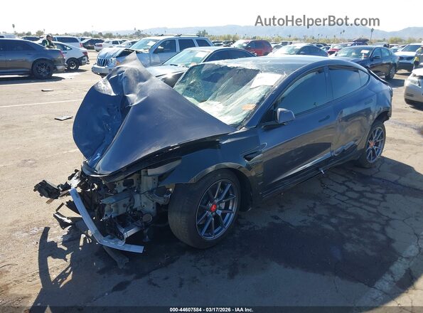 5YJ3E1EB6NF129187 2022 TESLA MODEL 3 Black Przód lewy