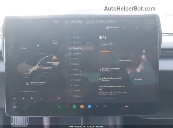 5YJ3E1EB6RF807183 2024 TESLA MODEL 3 Белый 