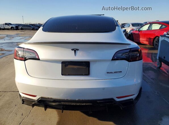 5YJ3E1EB7KF393725 2019 TESLA MODEL Белый 