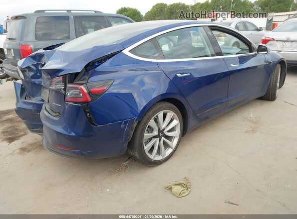 5YJ3E1EB7LF667605 2020 TESLA MODEL 3 Blue Հետևի աջ