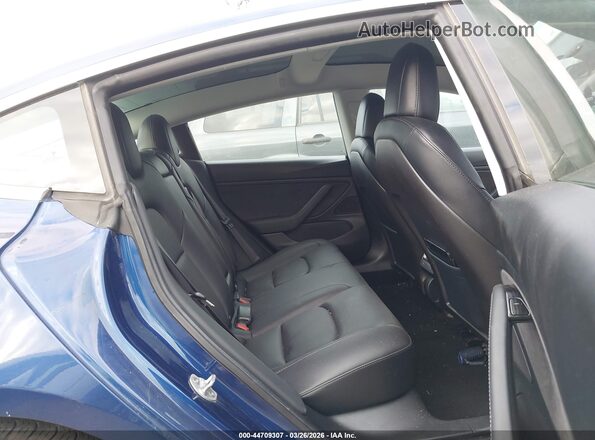 5YJ3E1EB7LF667605 2020 TESLA MODEL 3 Blue VIN կոդի պիտակի տեսք