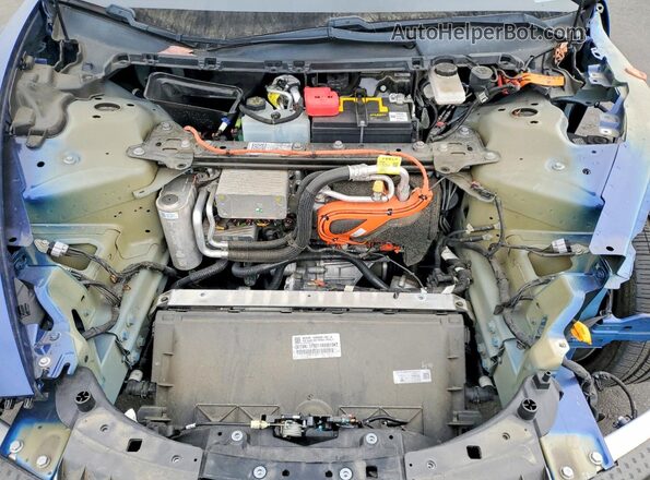 5YJ3E1EB7MF015326 2021 TESLA MODEL Blue Widok wnętrza z tyłu