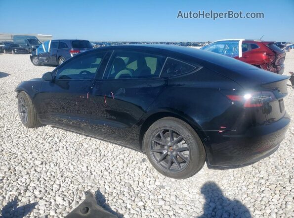 5YJ3E1EB7MF936977 2021 TESLA MODEL Black Rear left