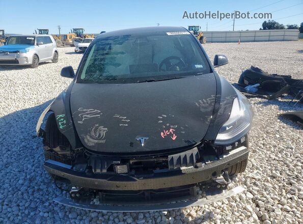 5YJ3E1EB7MF936977 2021 TESLA MODEL Black Front view