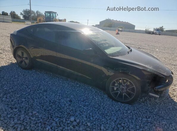 5YJ3E1EB7MF936977 2021 TESLA MODEL Black Front right