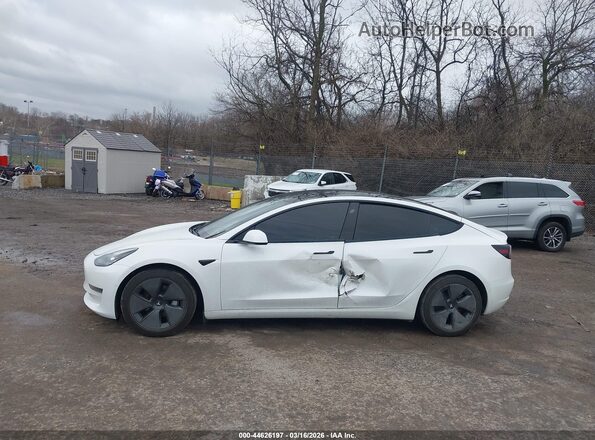 5YJ3E1EB7MF974726 2021 TESLA MODEL 3 White Vista interior de 360 grados