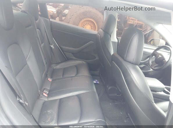 5YJ3E1EB7MF974726 2021 TESLA MODEL 3 White Vista de la etiqueta del VIN