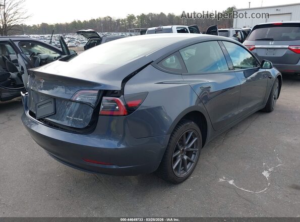 5YJ3E1EB7NF253629 2022 TESLA MODEL 3 Gray Rear right