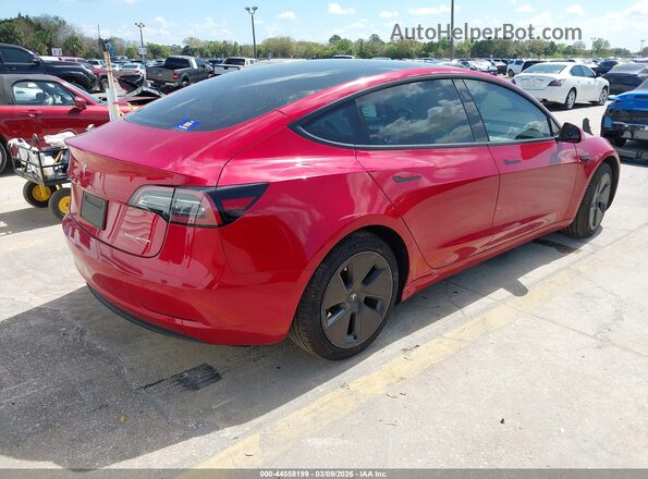 5YJ3E1EB7PF594404 2023 TESLA MODEL 3 Burgundy 