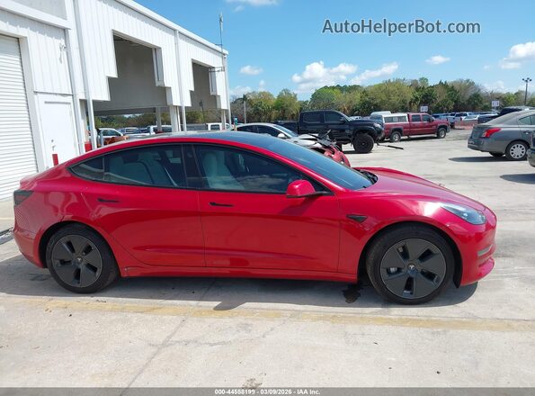 5YJ3E1EB7PF594404 2023 TESLA MODEL 3 Burgundy 