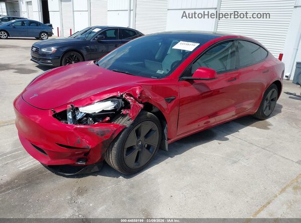 5YJ3E1EB7PF594404 2023 TESLA MODEL 3 Burgundy 