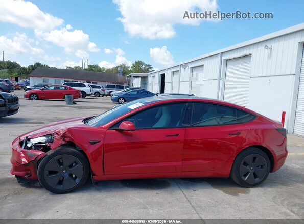 5YJ3E1EB7PF594404 2023 TESLA MODEL 3 Burgundy 