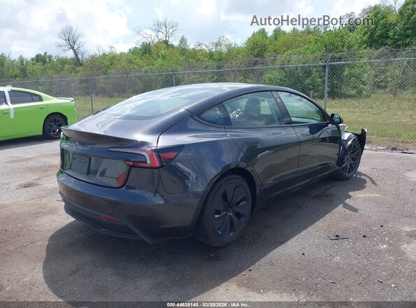 5YJ3E1EB7TF118440 2026 TESLA MODEL 3 Gray Rear right