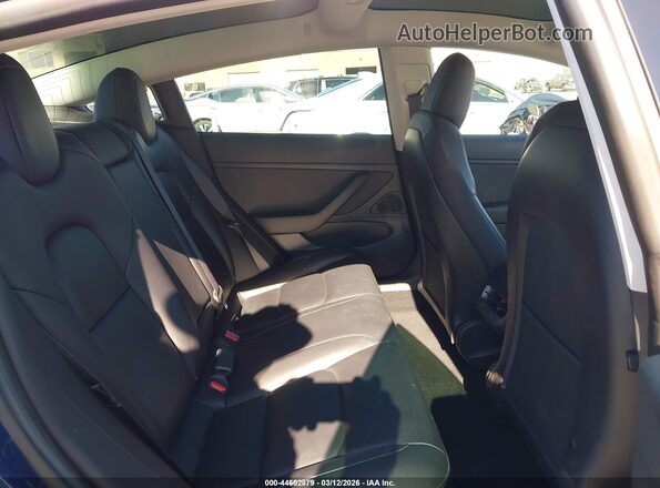 5YJ3E1EB8KF364959 2019 TESLA MODEL 3 Blue Widok naklejki z numerem VIN