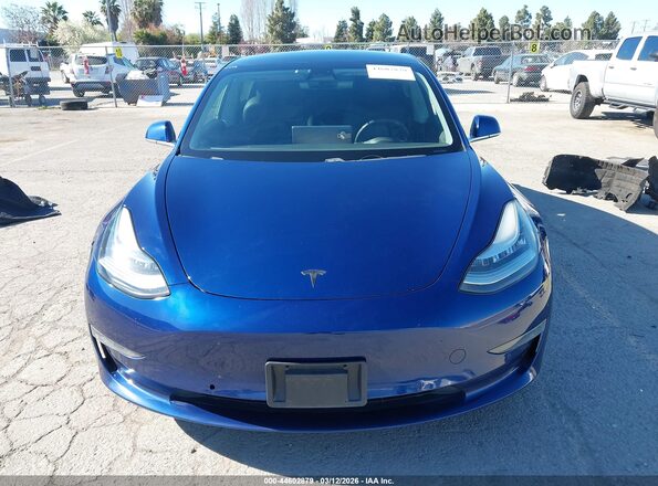 5YJ3E1EB8KF364959 2019 TESLA MODEL 3 Blue Widok zestawu wskaźników