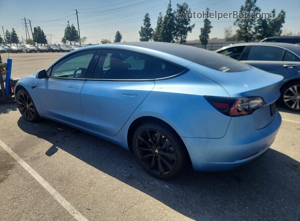 5YJ3E1EB8KF390221 2019 TESLA MODEL Blue 