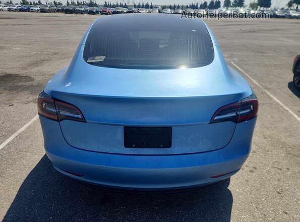 5YJ3E1EB8KF390221 2019 TESLA MODEL Blue 