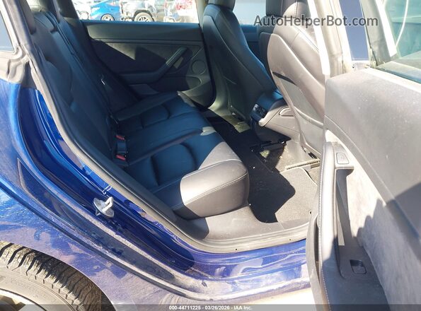 5YJ3E1EB8MF085482 2021 TESLA MODEL 3 Blue Vista de la etiqueta del VIN