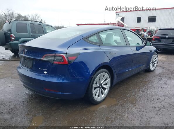 5YJ3E1EB8MF975433 2021 TESLA MODEL 3 Blue Tył prawy