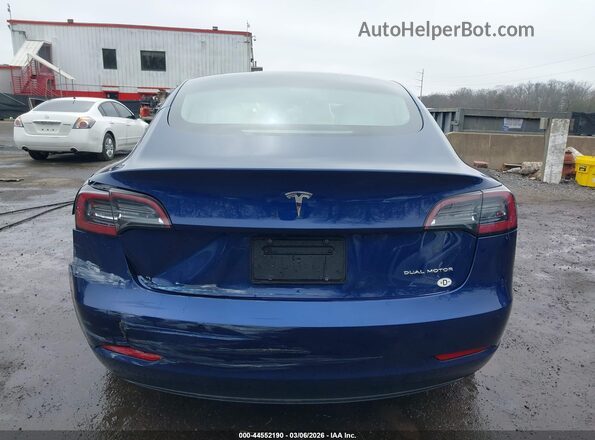 5YJ3E1EB8MF975433 2021 TESLA MODEL 3 Blue 
