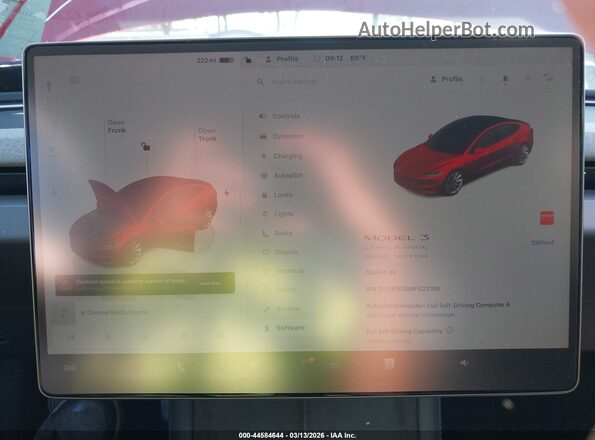 5YJ3E1EB8RF822168 2024 TESLA MODEL 3 Red 