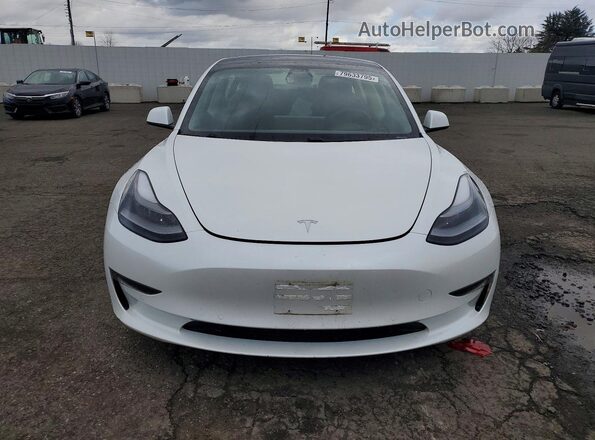 5YJ3E1EB9MF002237 2021 TESLA MODEL White Vista frontal