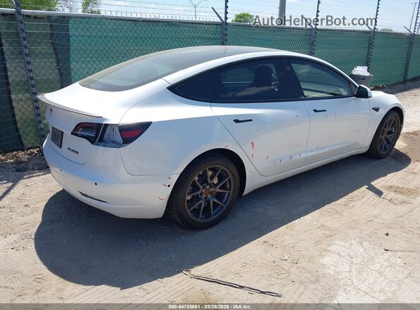 5YJ3E1EB9MF032578 2021 TESLA MODEL 3 White Tył prawy