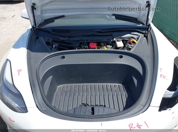 5YJ3E1EB9MF032578 2021 TESLA MODEL 3 White Widok z tyłu