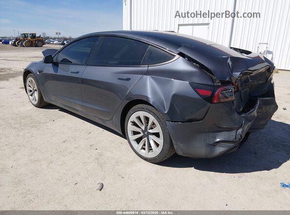 5YJ3E1EB9MF862820 2021 TESLA MODEL 3 Blue Rear left