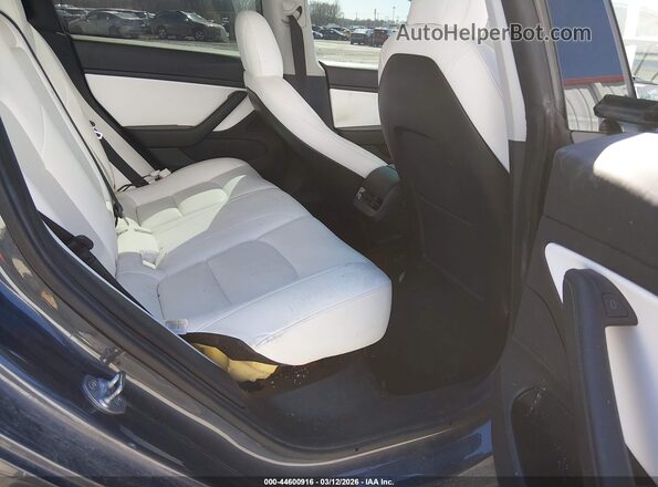 5YJ3E1EB9MF862820 2021 TESLA MODEL 3 Blue VIN sticker view