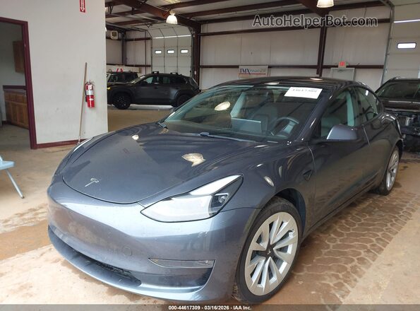5YJ3E1EB9MF983539 2021 TESLA MODEL 3 Gray Przód lewy