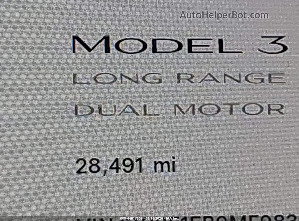 5YJ3E1EB9MF983539 2021 TESLA MODEL 3 Gray 