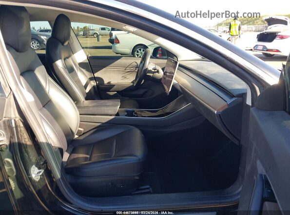 5YJ3E1EBXJF103198 2018 TESLA MODEL 3 Black Սալոնի դիմացի տեսք