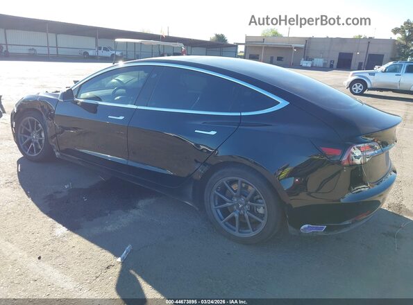 5YJ3E1EBXJF103198 2018 TESLA MODEL 3 Black Հետևի ձախ