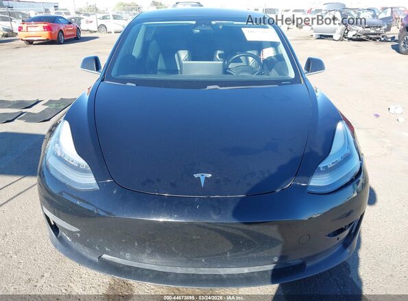 5YJ3E1EBXJF103198 2018 TESLA MODEL 3 Black Սալոնի հետևի տեսք