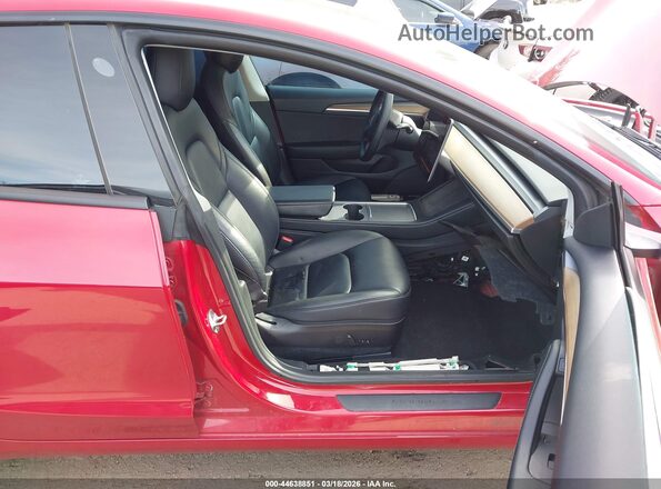 5YJ3E1EBXMF013165 2021 TESLA MODEL 3 Red Սալոնի դիմացի տեսք