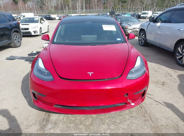 5YJ3E1EBXMF013165 2021 TESLA MODEL 3 Red Սարքավորումների վահանակի տեսք