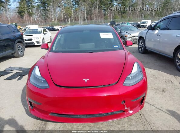 5YJ3E1EBXMF013165 2021 TESLA MODEL 3 Red Դիմացի տեսք