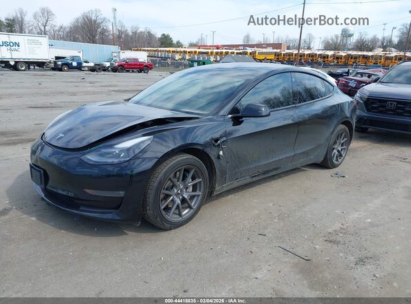 5YJ3E1EBXMF050622 2021 TESLA MODEL 3 Black წინა მარცხენა ხედი სამი მეოთხედიდან