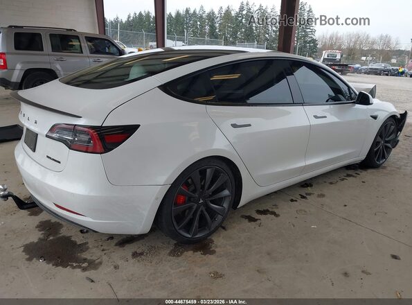 5YJ3E1EC5MF071239 2021 TESLA MODEL 3 White Задня права чверть