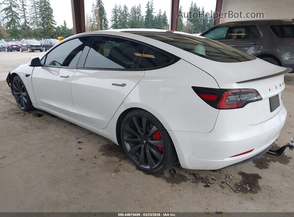 5YJ3E1EC5MF071239 2021 TESLA MODEL 3 White Задня ліва чверть