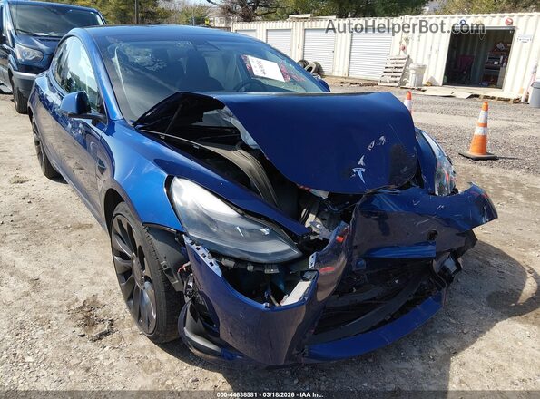 5YJ3E1EC7PF475776 2023 TESLA MODEL 3 Blue Vista frontal