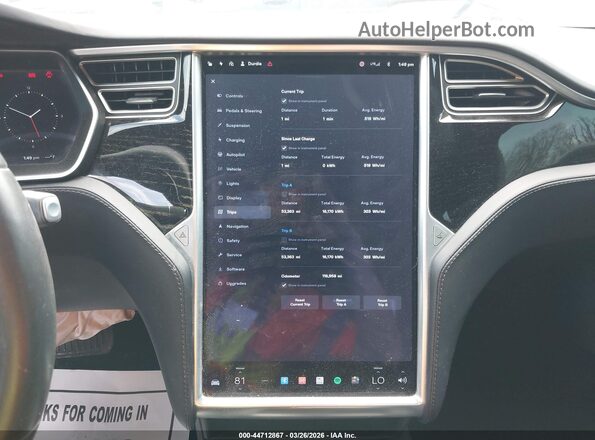 5YJSA1E12HF213980 2017 TESLA MODEL S Black 