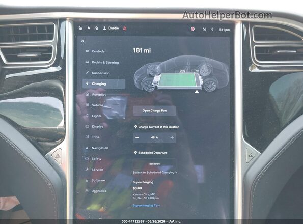 5YJSA1E12HF213980 2017 TESLA MODEL S Black 