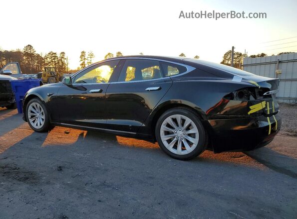5YJSA1E14HF213978 2017 TESLA MODEL Black Задня ліва чверть
