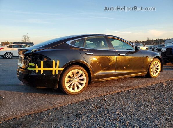 5YJSA1E14HF213978 2017 TESLA MODEL Black Задня права чверть