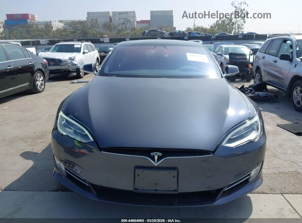 5YJSA1E18HF210971 2017 TESLA MODEL S Серый Вид щитка приборов