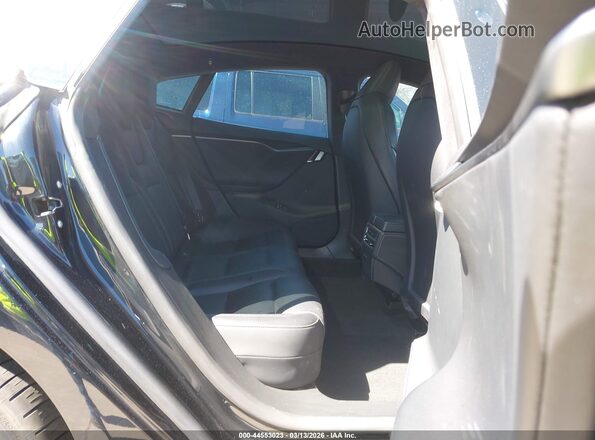 5YJSA1E22LF370555 2020 TESLA MODEL S Black Vista de la etiqueta del VIN