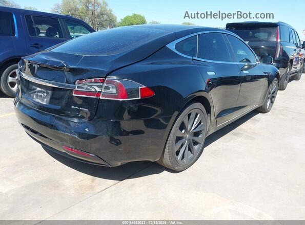 5YJSA1E22LF370555 2020 TESLA MODEL S Black Trasero derecho
