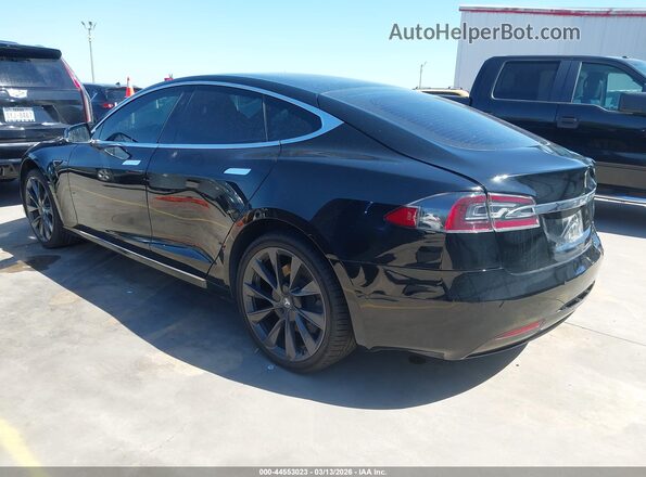5YJSA1E22LF370555 2020 TESLA MODEL S Black Trasero izquierdo